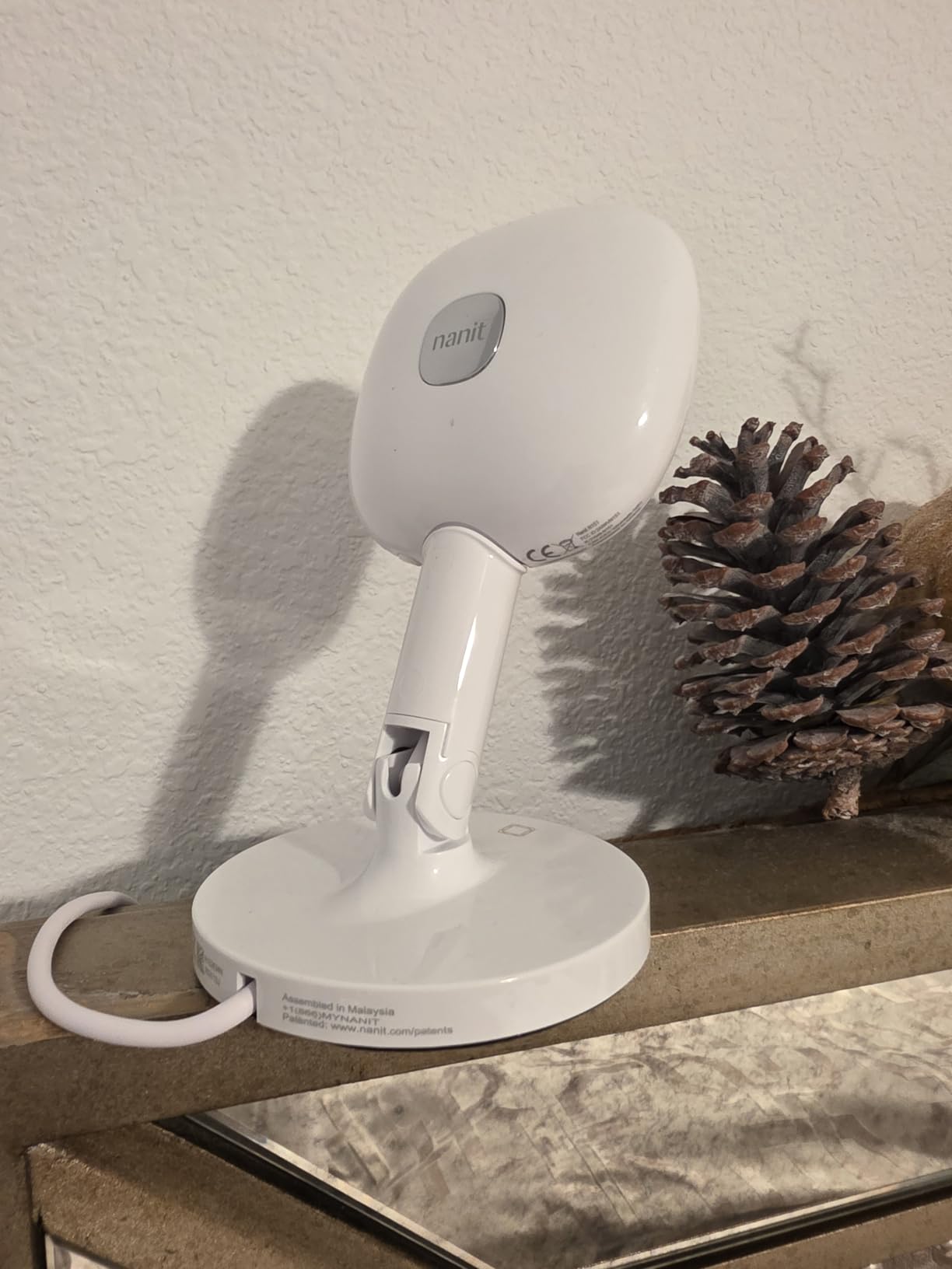Flex Multi-Stand - Baby Monitor Mount, Portable Camera Stand for Travel & Crib - White (Camera Not Included) customer photo 2