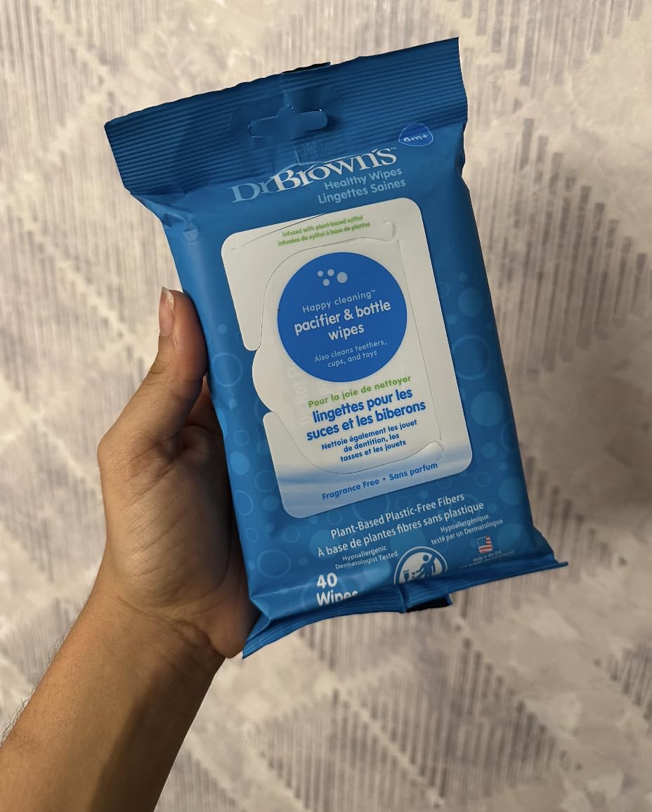 Dr. Brown's Pacifier and Bottle Wipes, 40 Count customer photo 1