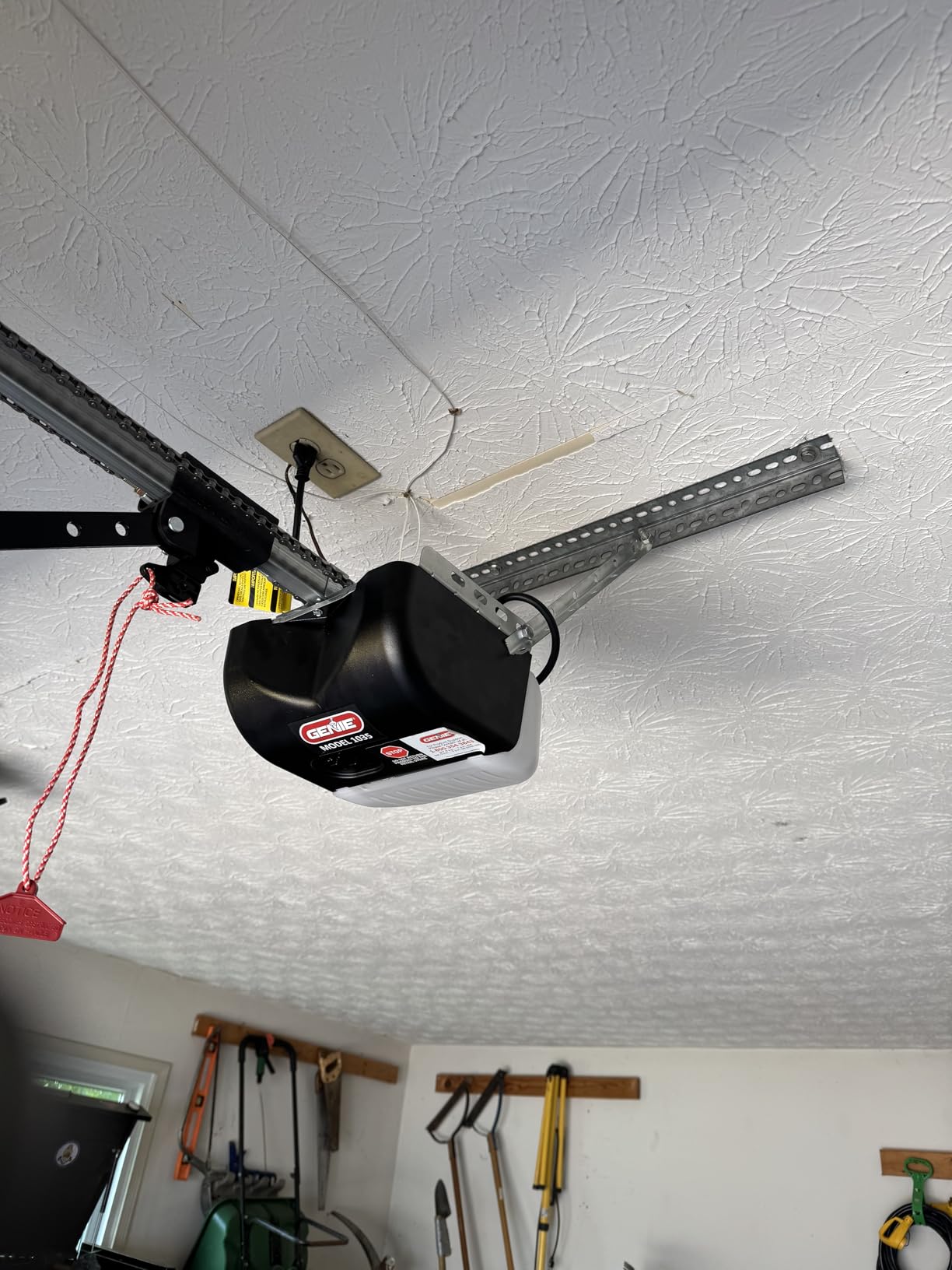 Genie Chain Drive 500 Garage Door Opener - Model 1035 - Reliable Chain Drive Garage Opener, Black customer photo 1