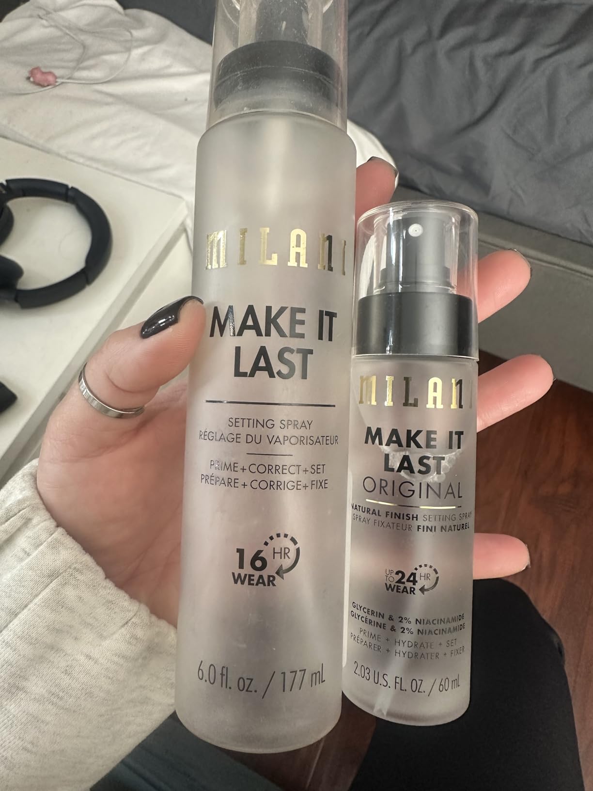 Milani Setting Spray + Primer, Make It Last Original - Natural Finish with Niacinamide for Hydration, Setting Spray for Makeup and Face Primer, 3-in-1 Prime + Hydrate + Set, 2.03 Fl. Oz customer photo 1