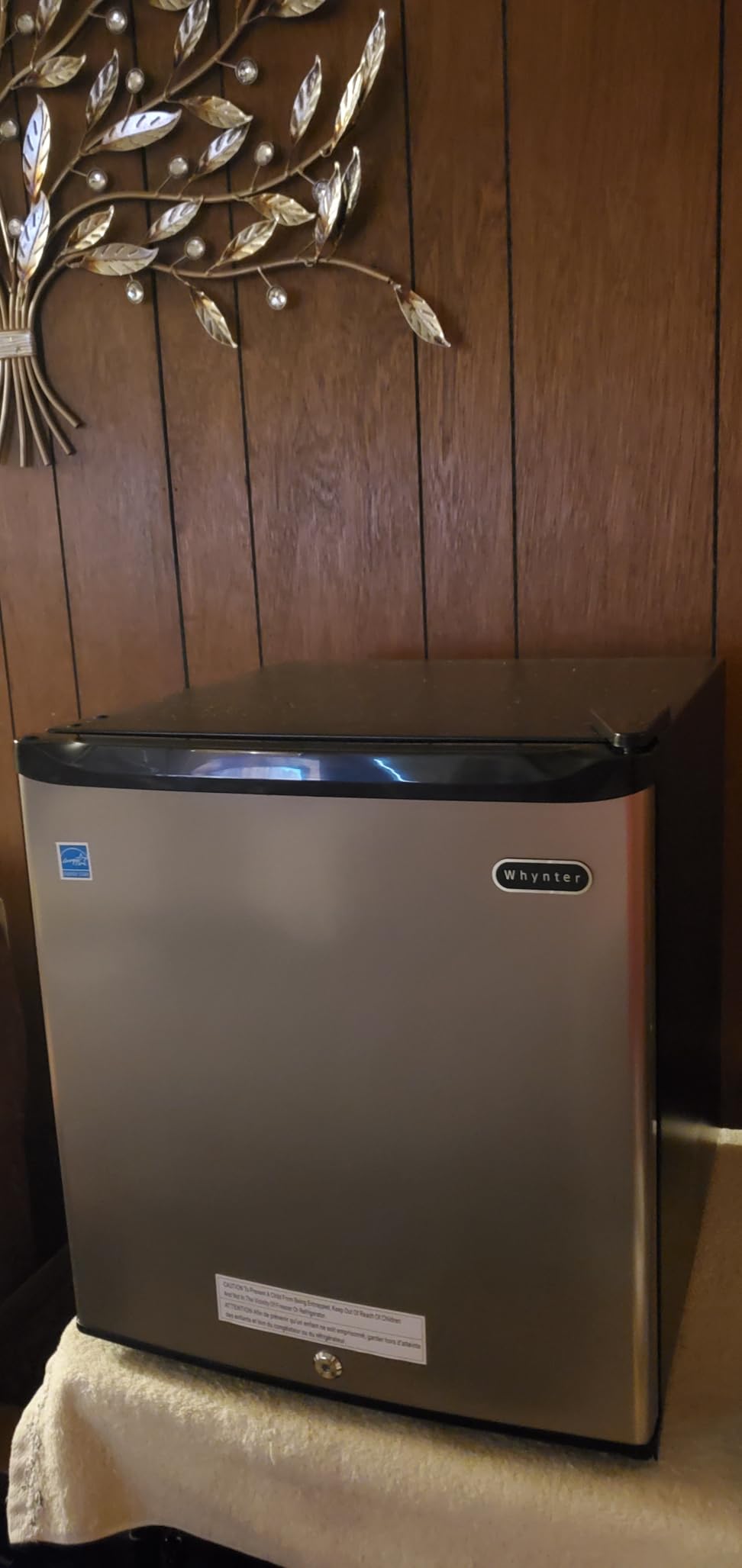 Whynter CUF-112SS Mini, Energy Star Rated Small Upright Freezer with Lock, Stainless Steel -1.1 Cubic Feet customer photo 2
