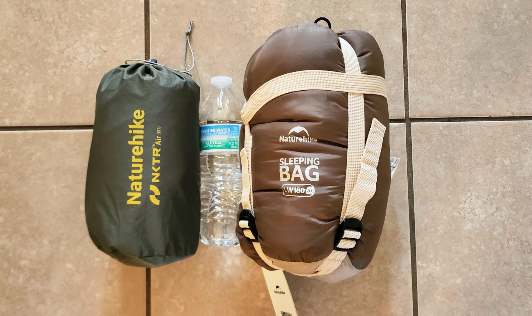 Naturehike Lightweight Compact Sleeping Bag, 59F/32F Envelope Ultralight Backpacking Sleeping Bag Portable, Waterproof with Compression Sack customer photo 1