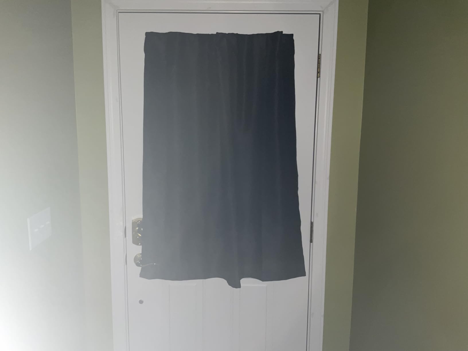 PONY DANCE Blackout Window Curtains - Insulating Against Drafts Drapes Noise Reducing Thermal Insulated Back Tab/Rod Pocket Draperies, 52 x 45-inch Long, Black, Double Panels customer photo 2