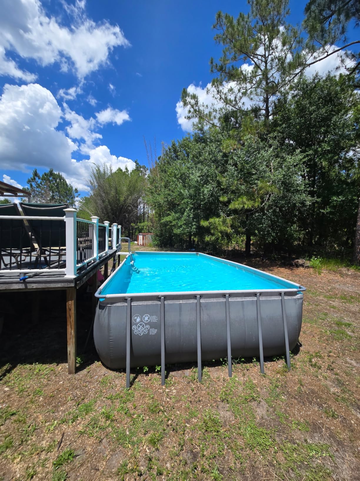 INTEX Krystal Clear Saltwater Pool Chlorine System for Above Ground Pools up to 7,000 Gallons, Pool Cleaner with Automatic Timer and Self Cleaning customer photo 2