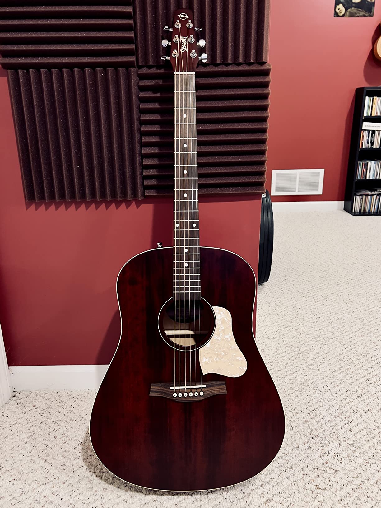 Seagull S6 Original Dreadnought Acoustic Guitar, Rosewood Fingerboard, Custom Semi-Gloss customer photo 1