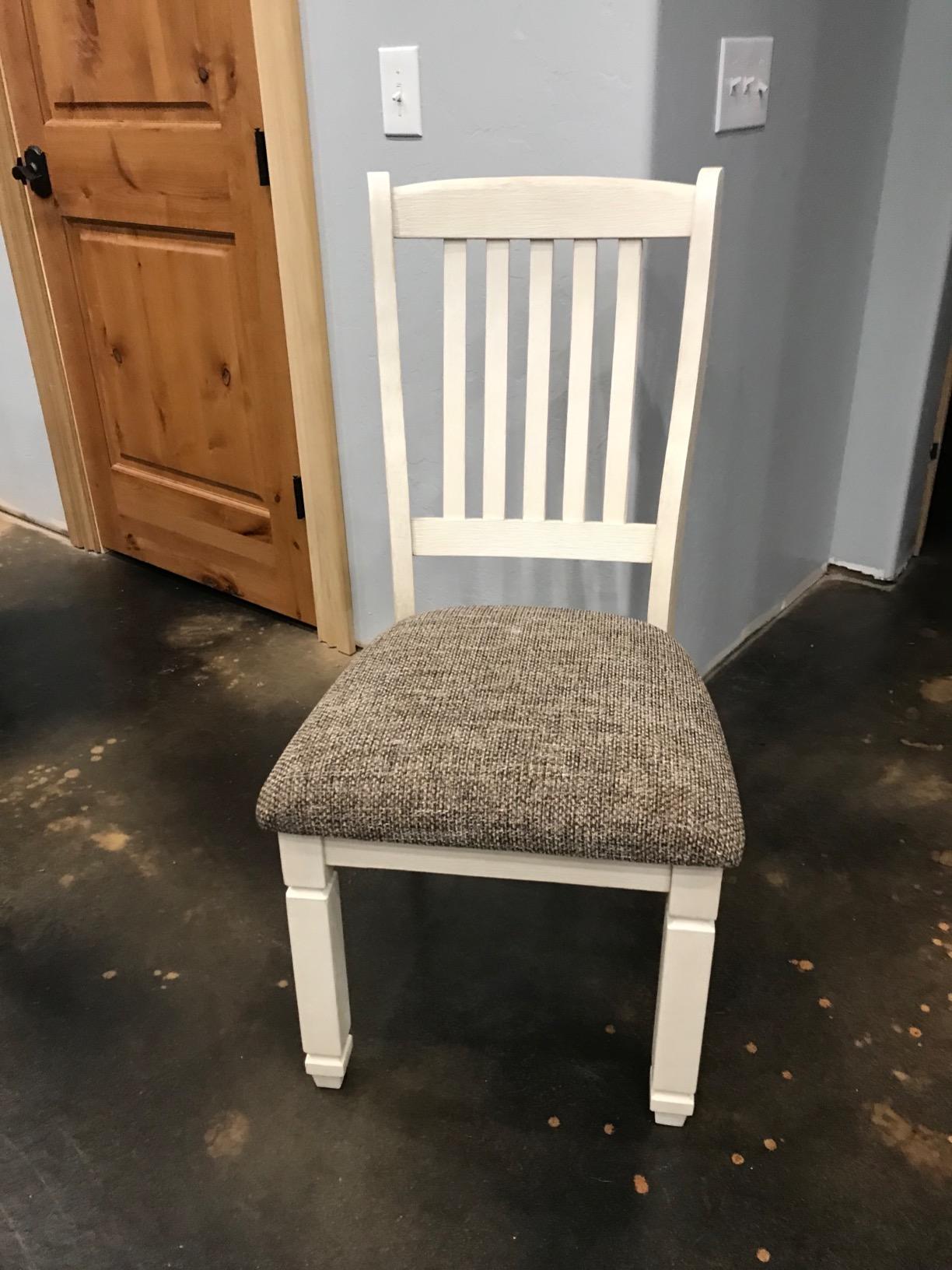 Signature Design by Ashley Tyler Creek Dining Room Upholstered Side Chair, 2 Count, Black and Grayish Black customer photo 1