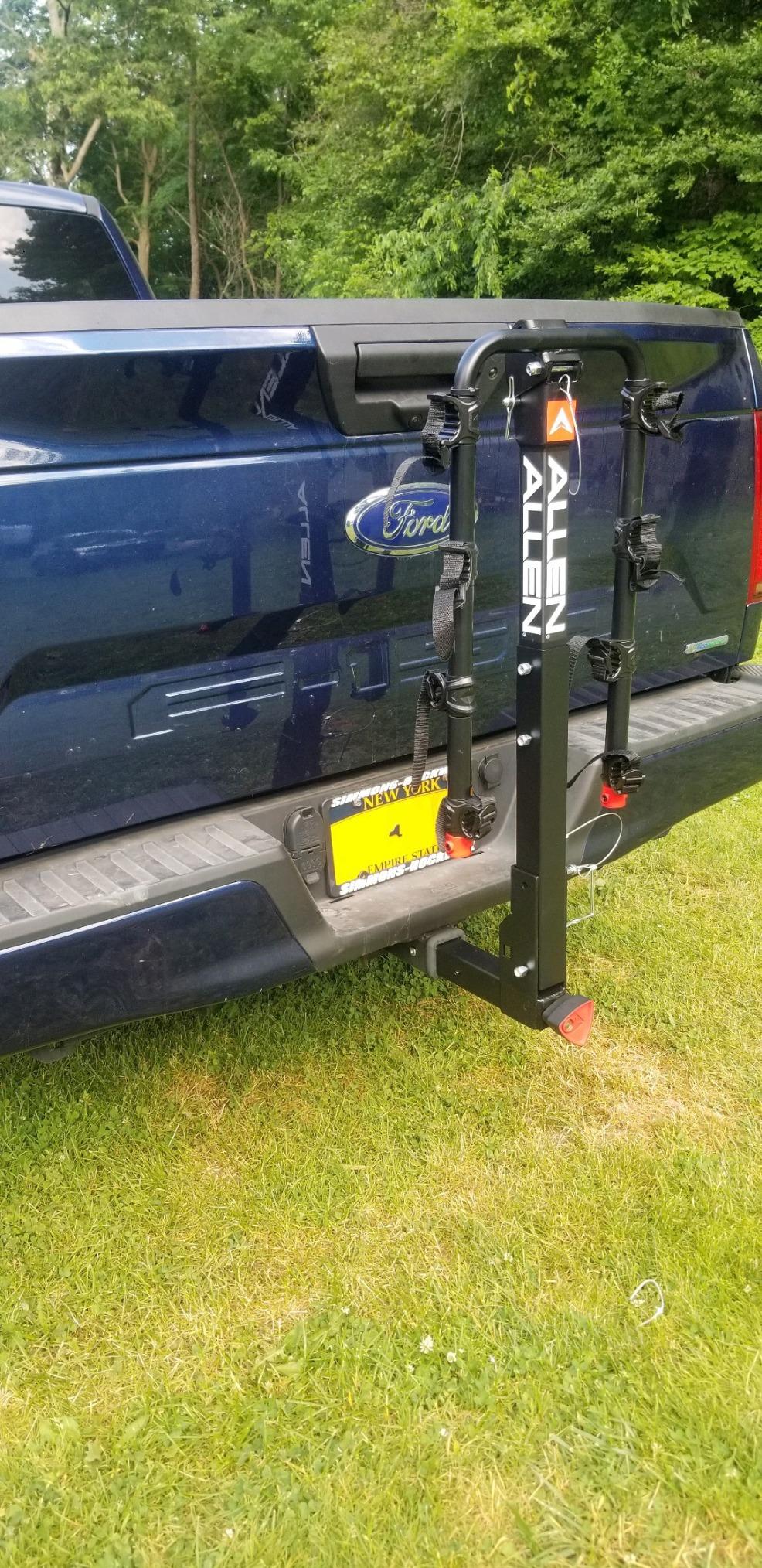 Allen Sports Deluxe Locking Quick Release 4-Bike Carrier for 2 Inch Hitch, Model 542QR, Black customer photo 1