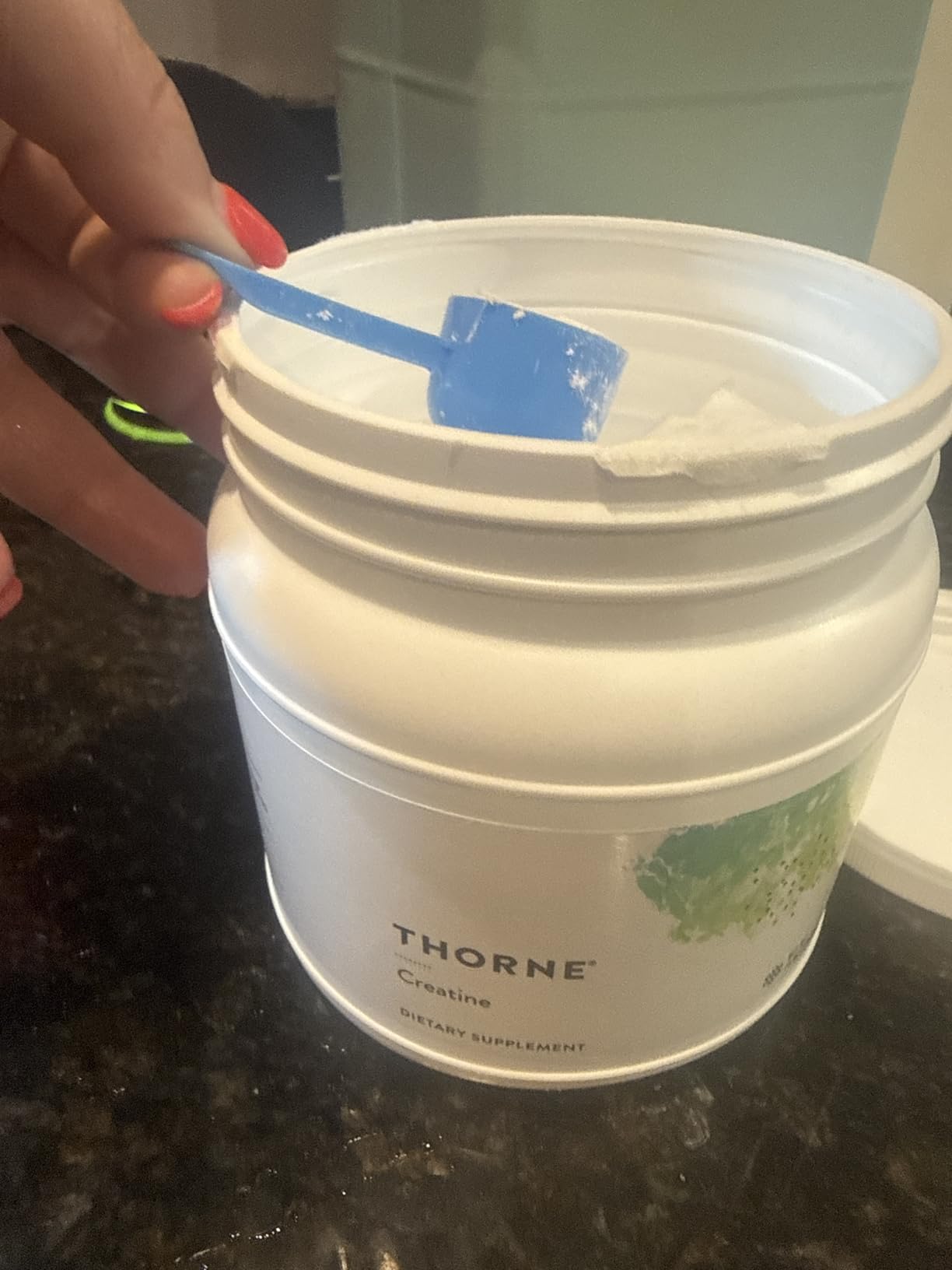 THORNE Creatine - Micronized Creatine Monohydrate Powder - Support for Muscles & Cognitive Function* - for Women & Men - Unflavored - NSF Certified for Sport - 5g per Serving - 90 Servings customer photo 1