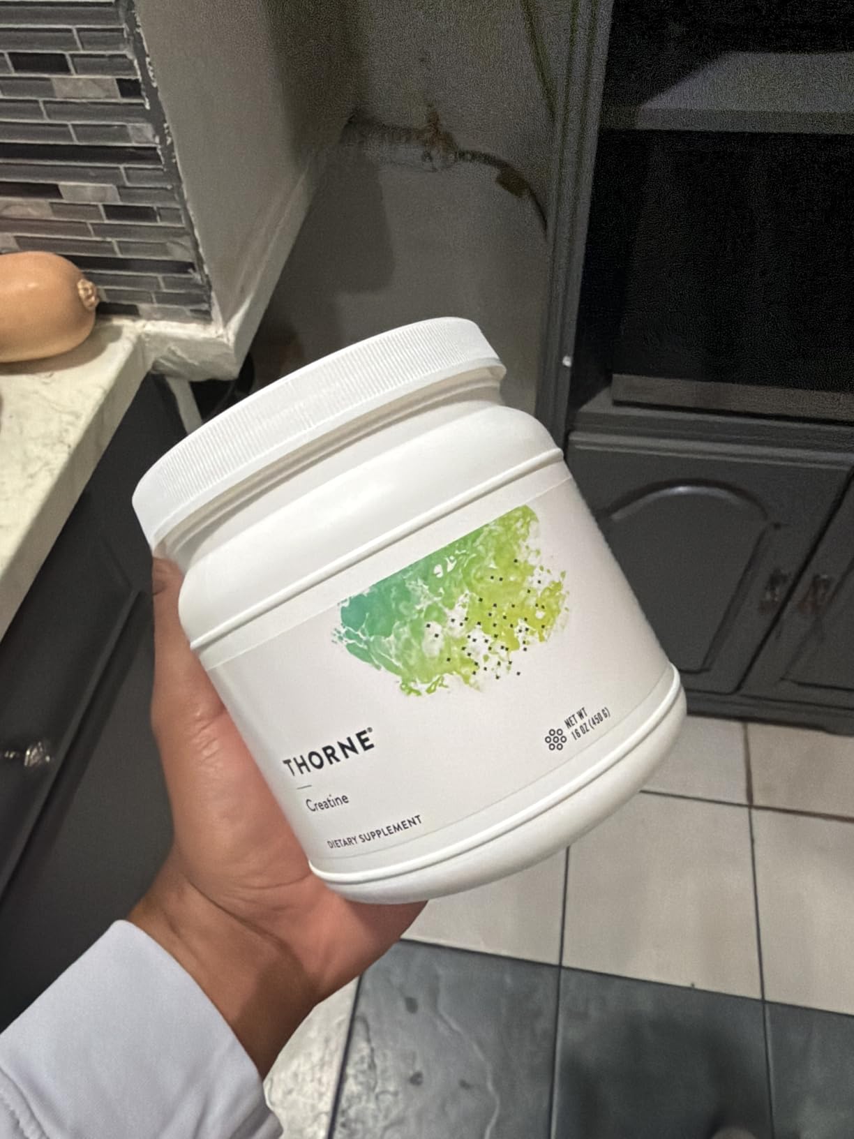 THORNE Creatine - Micronized Creatine Monohydrate Powder - Support for Muscles & Cognitive Function* - for Women & Men - Unflavored - NSF Certified for Sport - 5g per Serving - 90 Servings customer photo 2