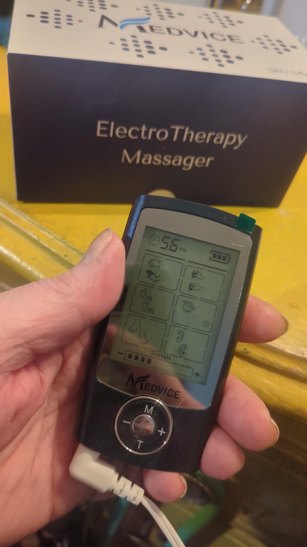 MEDVICE Dual Channel Rechargeable Tens Unit Muscle Stimulator - 2nd Gen 16 Modes & 8 Upgraded Pads for Natural Pain Relief & Management - FDA Cleared Electric Pulse Impulse Mini Massager Machine customer photo 1
