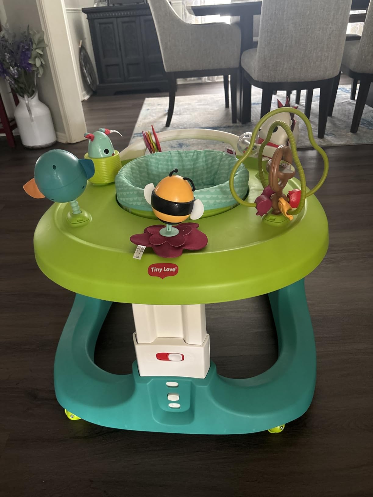 Tiny Love 4-in-1 Here I Grow Mobile Activity Center, Baby Walkers and Activity Center, Baby Activity Center with Interactive Toys and Developmental Activities, Meadow Days customer photo 1