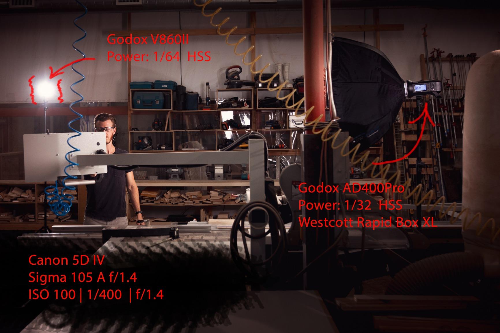 Godox AD400 Pro AD400Pro Outdoor Flash Strobe, Portable 400Ws 2.4G TTL 1/8000 HSS Monolight, 0.01-0.9s Recycle, 30W LED Modeling Lamp, GODOX AD 400 Pro with Rechargeable Battery & Bowens Mount customer photo 1