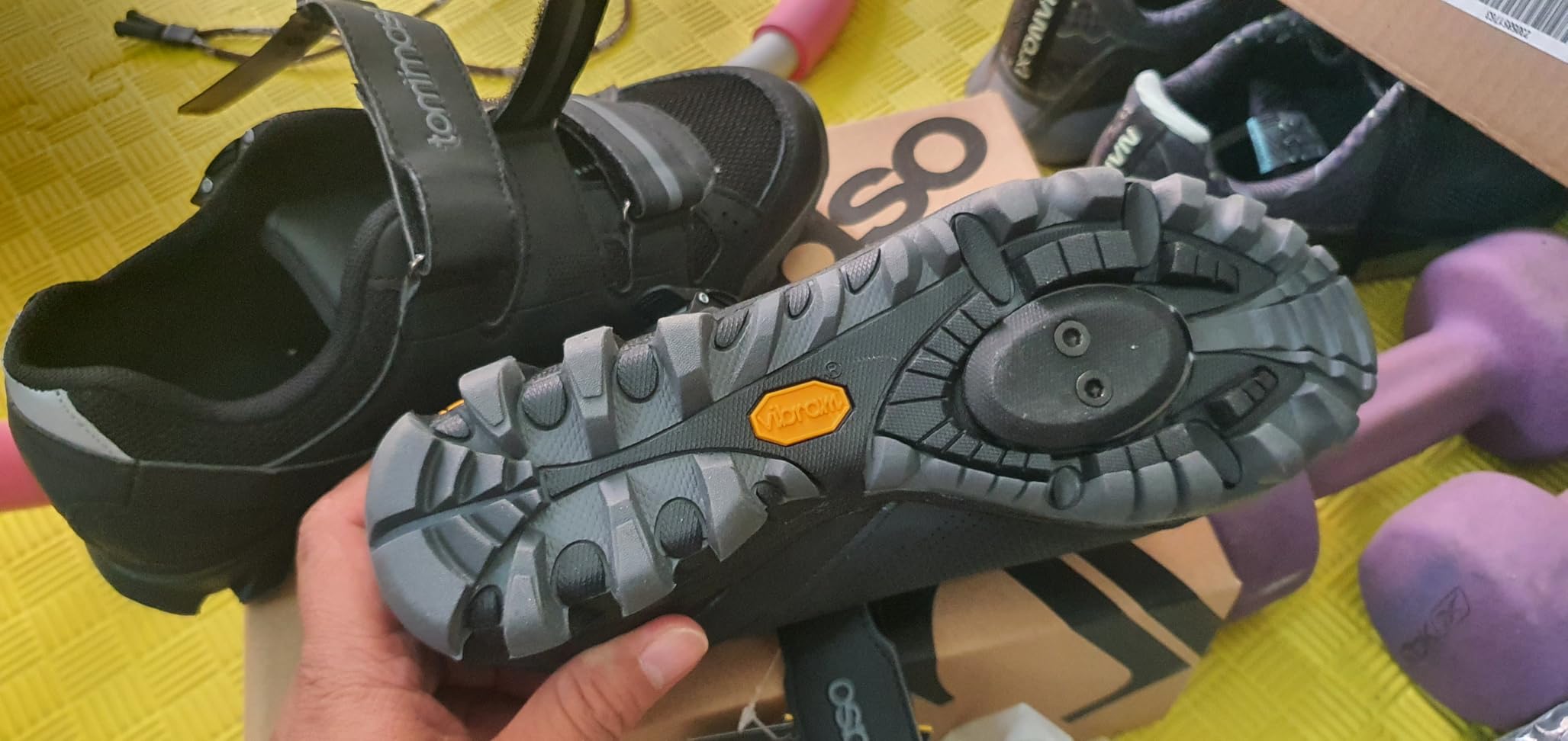 Tommaso Mens Cycling Shoes - SPD Compatible Outdoor, MTB, Gravel & Mountain Bike Shoes - Walkable Design customer photo 2