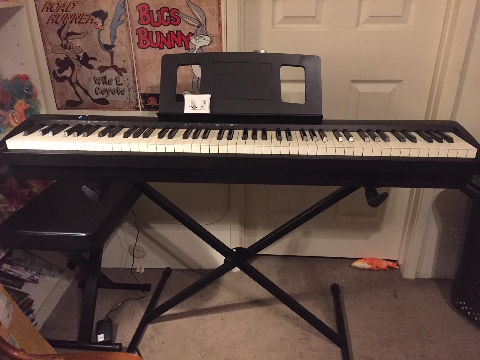 Roland FP-10 Compact 88-Note Digital Piano, SuperNATURAL Piano Tones, Authentic Acoustic Feel Keyboard, Bluetooth & MIDI Connectivity customer photo 1