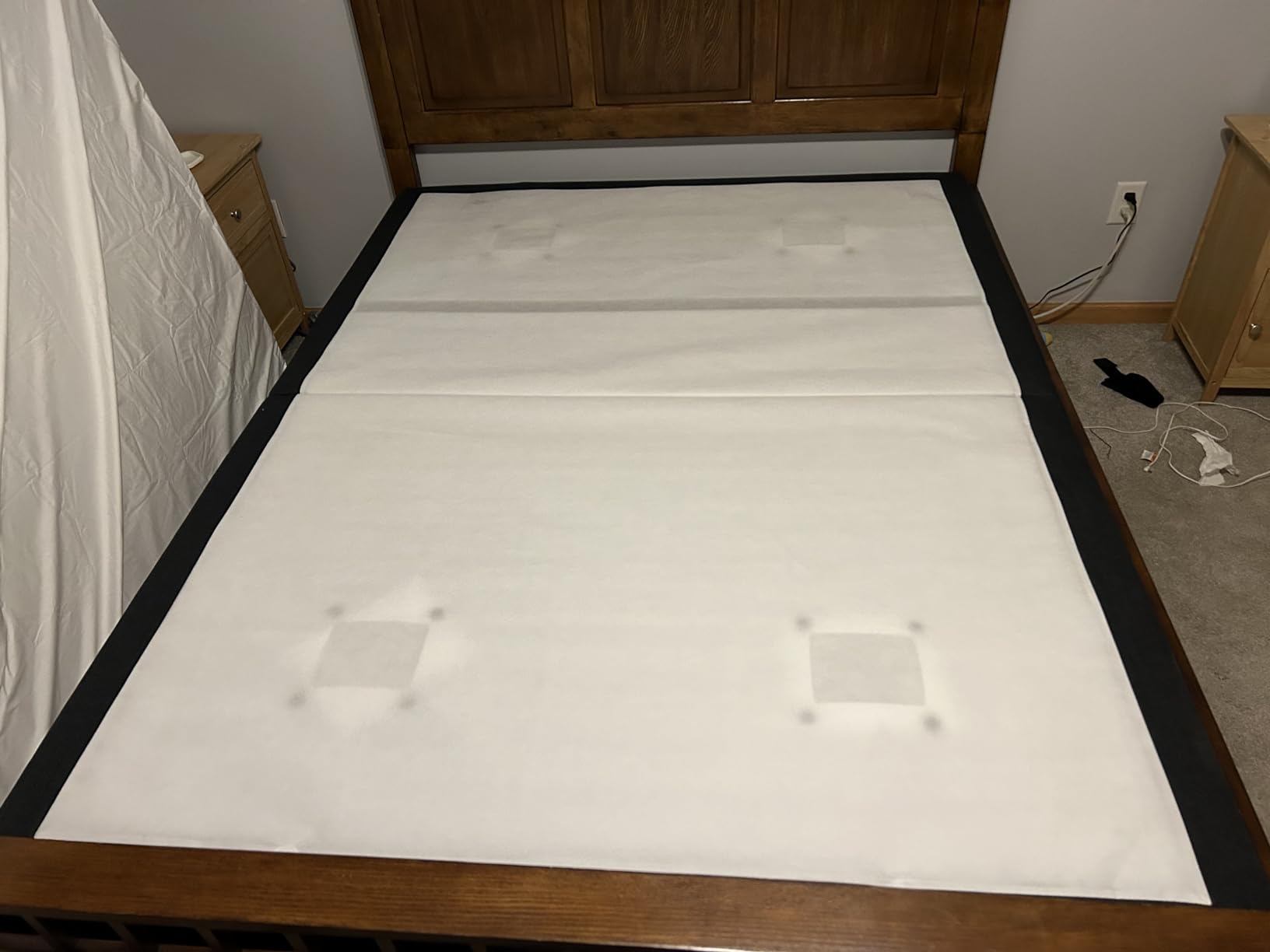 Blissful Nights z4 Adjustable Bed Frame for Storage Beds with Massage Anti-Snore, Zero G, USB Charging Station, Wireless Remote Head and Foot Incline and No Tools Required Assembly customer photo 2