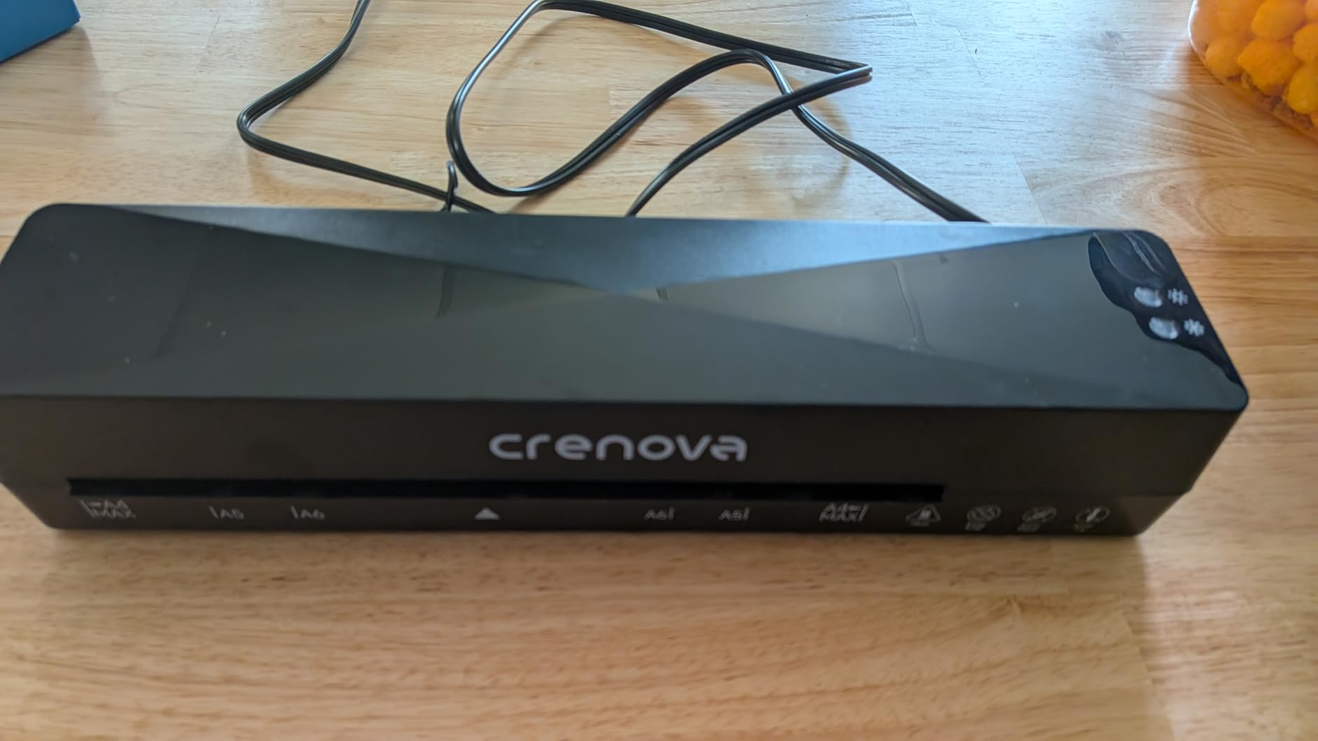 Crenova Laminator Machine with 10 Laminating Sheets, A4 Laminating Machine Hot & Cold with Fast Warm Technology, Thermal Laminator 9 Inch for Home Office School Business Black customer photo 1