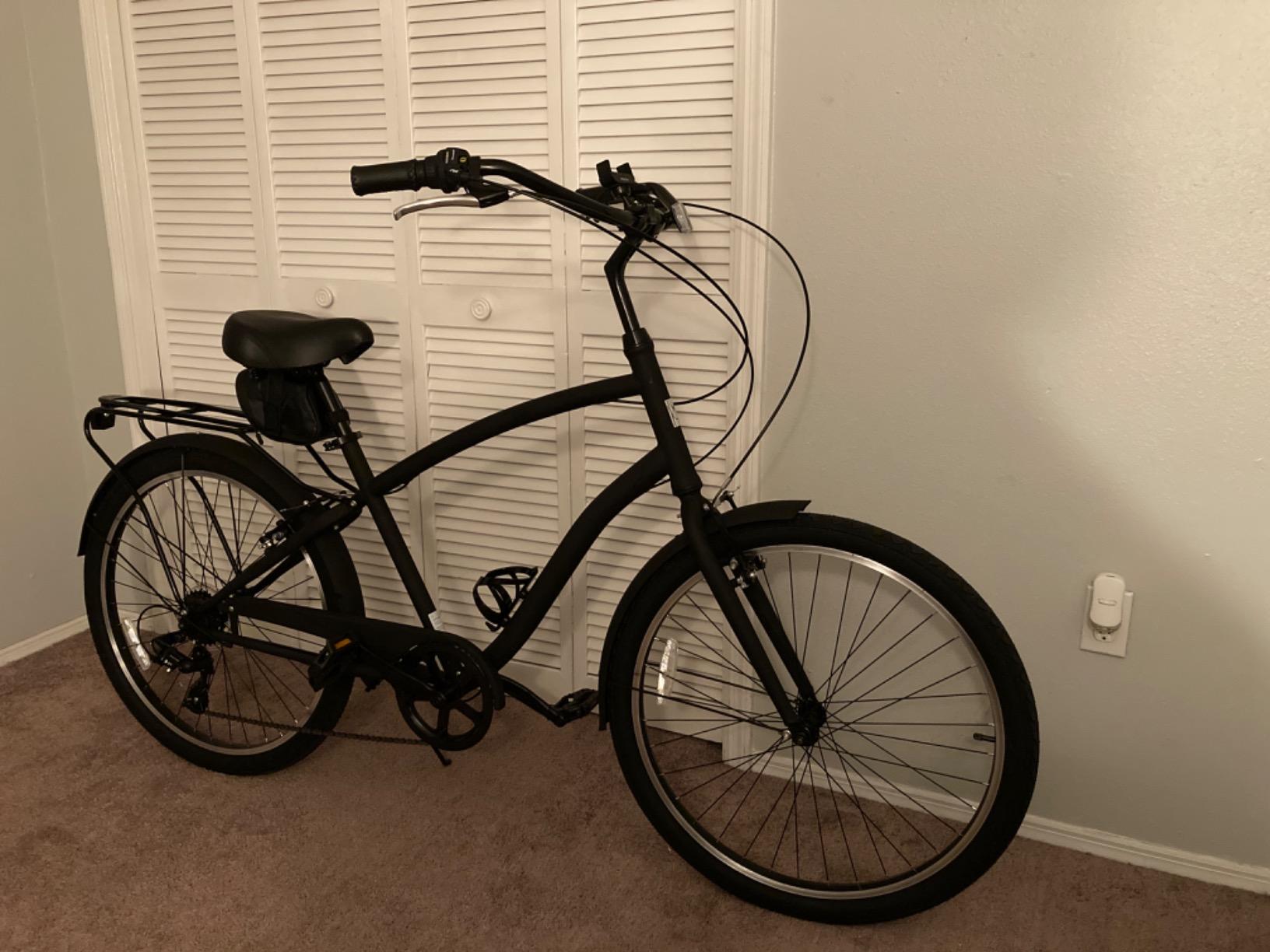 sixthreezero EVRYjourney Men's Steel Beach Cruiser Bike, Hybrid Bicycle with Rear Rack and Fenders, 26-Inch Wheels, Multiple Speed Options and Color Options customer photo 1