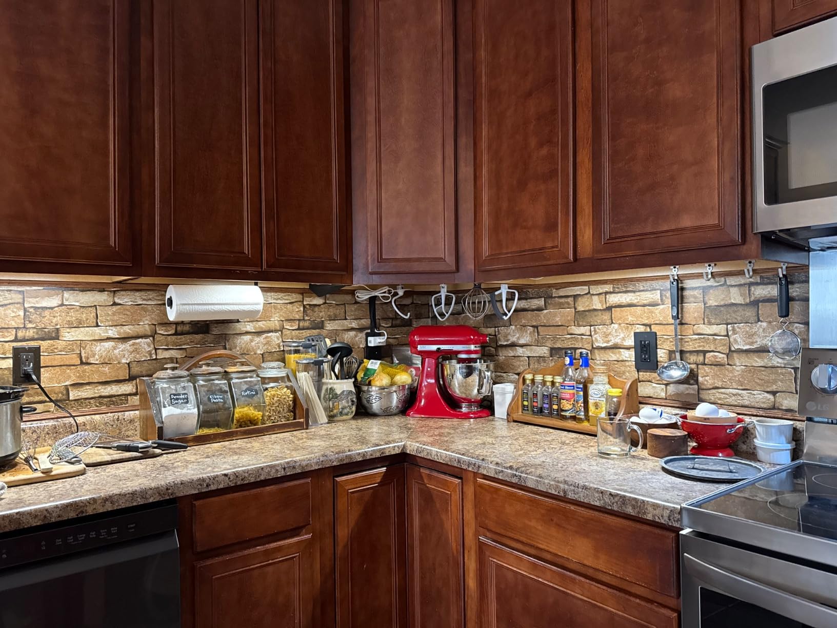 KitchenAid Value Bundle Artisan Series 5 Quart Tilt-Head Stand Mixer with Included Flex Edge Beater (KSM150FEER, Empire Red) customer photo 1
