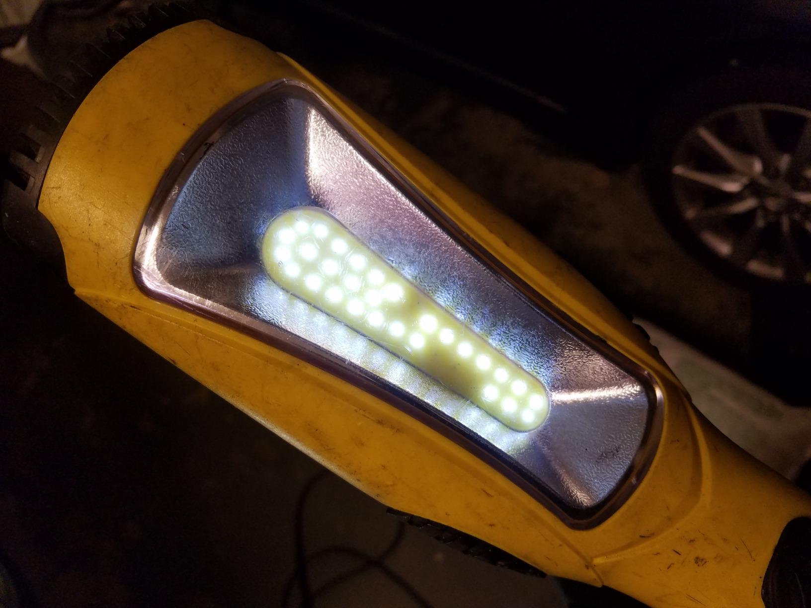 DEWENWILS LED Work Light, Underhood Work Lighting (15 feet), 1200LM, Trouble Light with Cord, Strong Magnet & Swivel Hook, Handheld Corded, ETL Listed customer photo 2