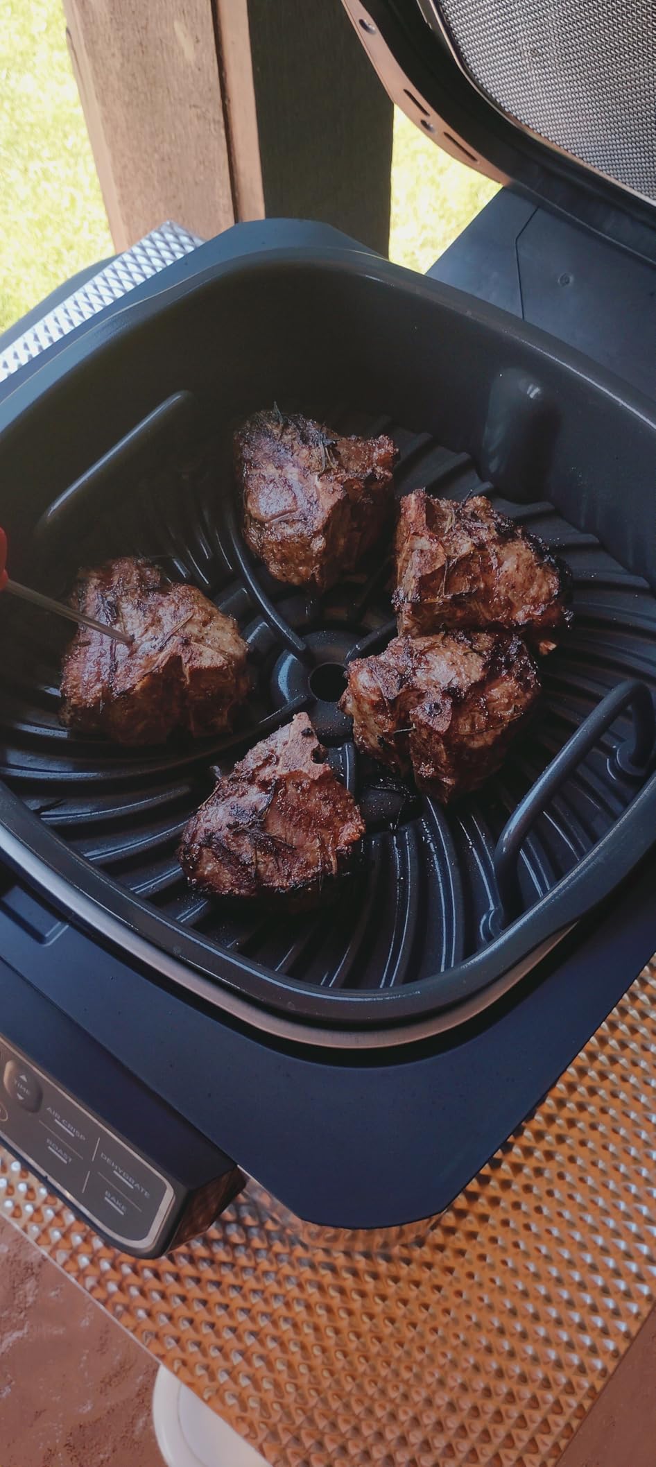 Ninja Foodi AG301 Indoor Grill & Air Fryer, 5-in-1, Cyclonic Grilling Technology, XL Capacity customer photo 1