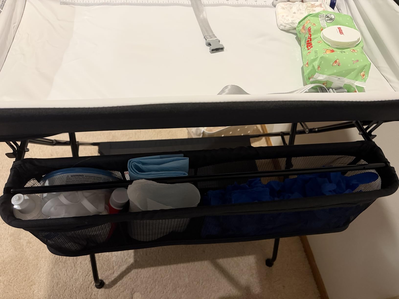 Costzon Portable Baby Changing Table Foldable Diaper Changing Station customer photo 1