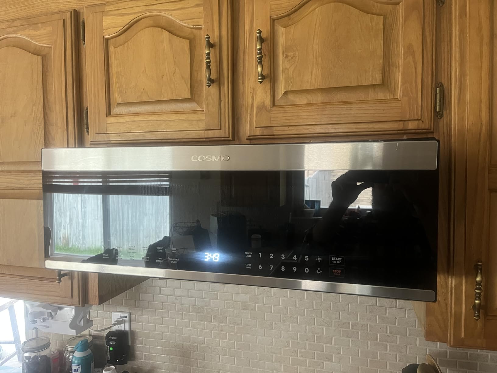COSMO COS-2413ORM1SS 24 in. Stellar Collection 1.34 cu. ft. Over the Range Microwave in Stainless Steel with Vent Fan customer photo 1