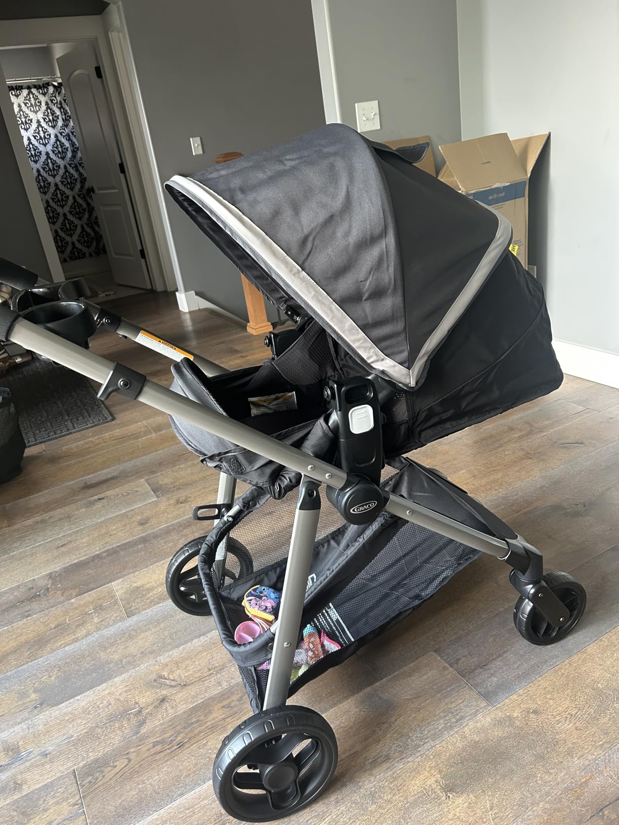 Graco Modes Element Travel System, Baby Car Seat and Stroller Combo, Includes: SnugRide Lite LX Infant Car Seat and Reversible Baby Stroller, Great Gift for New Parents, Canter customer photo 2