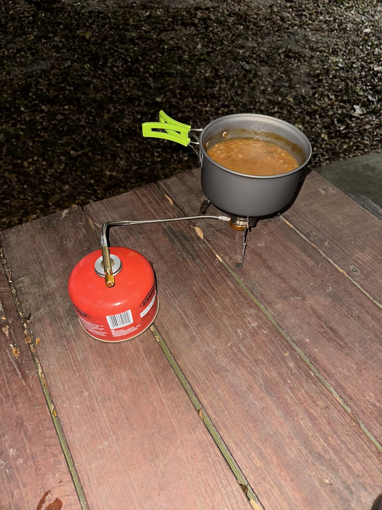 Odoland 3500W/6800W Windproof Camp Stove Camping Gas Stove with Fuel Canister Adapter, Piezo Ignition customer photo 2