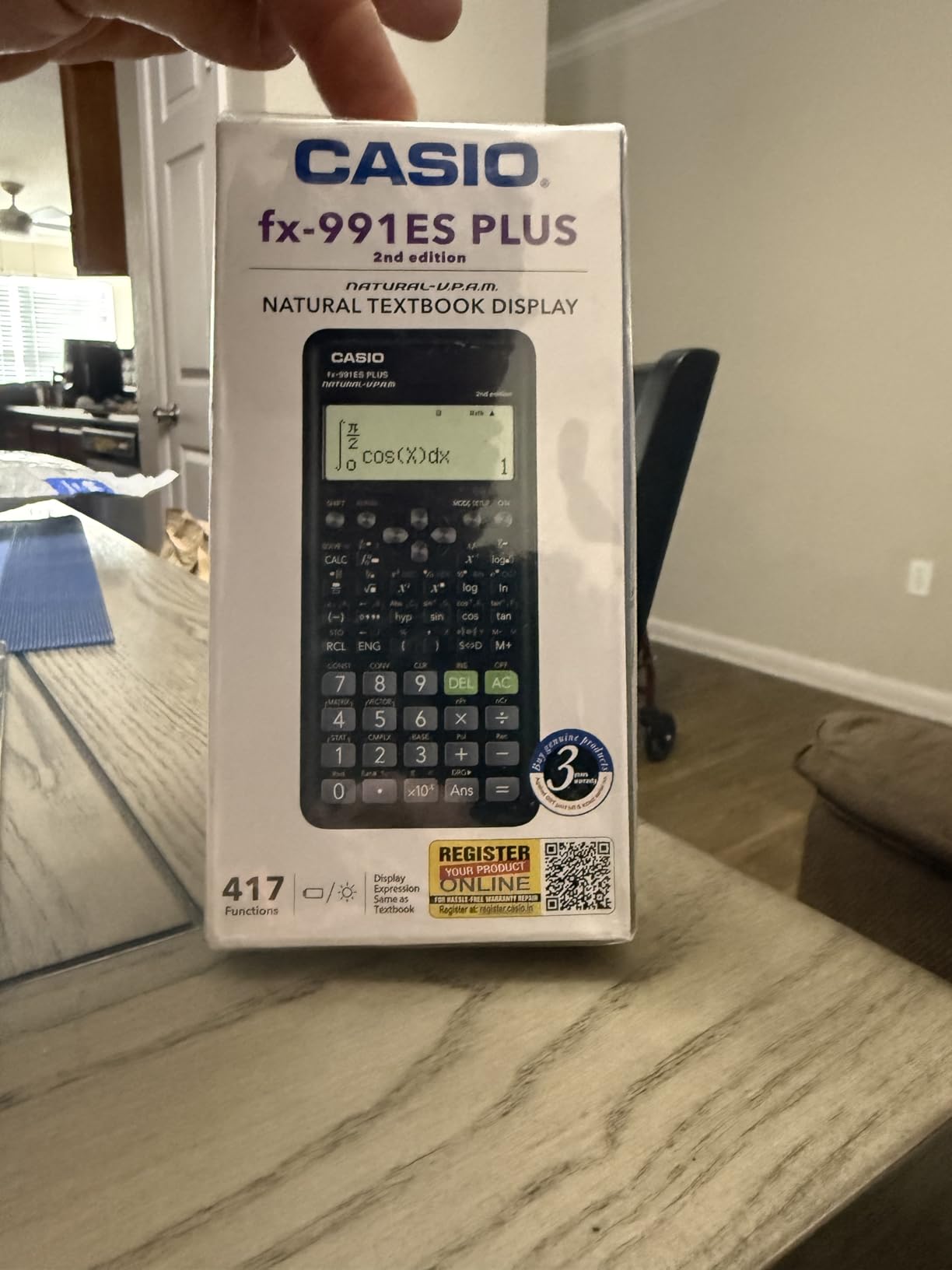 Casio fx-991ES Plus 2 Scientific Calculator with 417 Functions, Natural Display customer photo 1