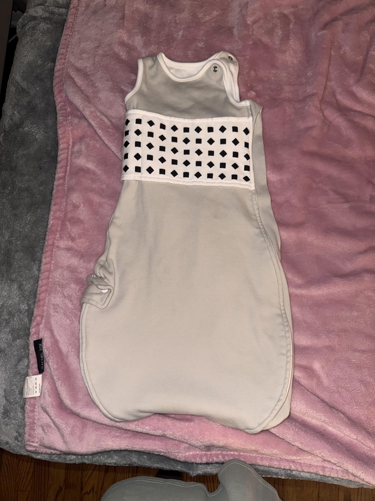 Nanit Breathing Wear - Smart Baby Monitor Accessory for Breathing Motion Tracking, Sensor-Free Cotton Baby Sleep Band customer photo 1