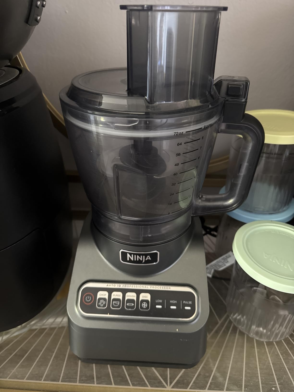 Ninja Food Processor, Professional Plus, 1000 Peak Watts, 4 Functions for Chopping, Slicing, Purees & Dough with 9-Cup Processor Bowl, 3 Blades, Food Chute & Pusher, Grey, BN601 customer photo 1