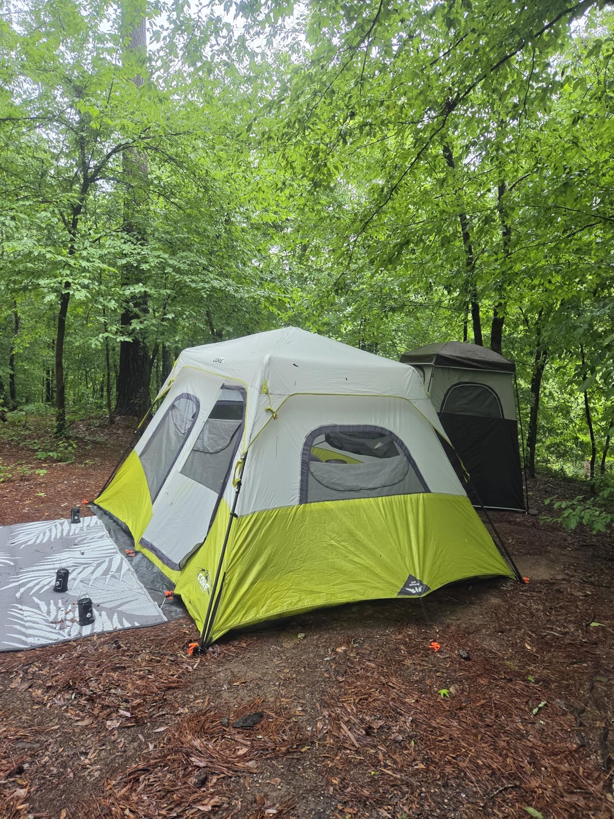 CORE Instant Cabin Tents | Family Cabin Multi Room Pop Up Tents Car Camping | Included Storage Pockets for Camping Accessories customer photo 2
