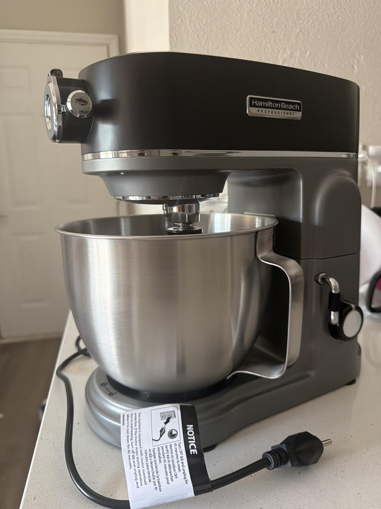 All-Metal Stand Mixer with Specialty Attachment Hub, 5 Quart Bowl, 12 Speeds, Includes Flat Beater, Dough Hook, Whisk (63240) customer photo 1