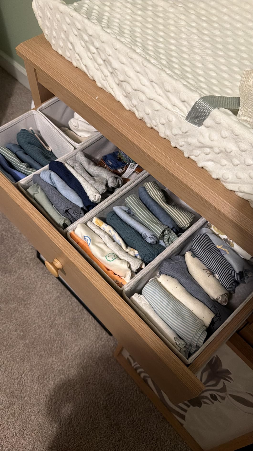 Storkcraft Alpine 2 Drawer Changing Table Chest (White) - Attached Changing Table Topper customer photo 1