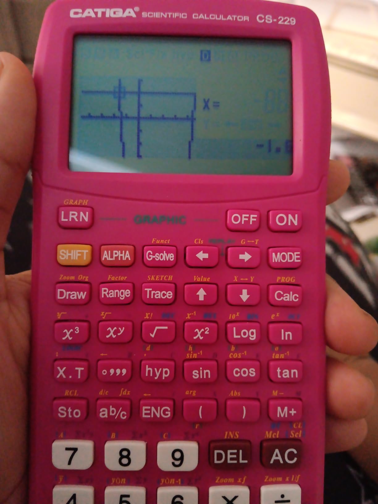 CATIGA CS229 Scientific Calculator with Graphics Functions, Multiple Modes with Intuitive User Interface, for Beginner and Advanced Courses customer photo 2