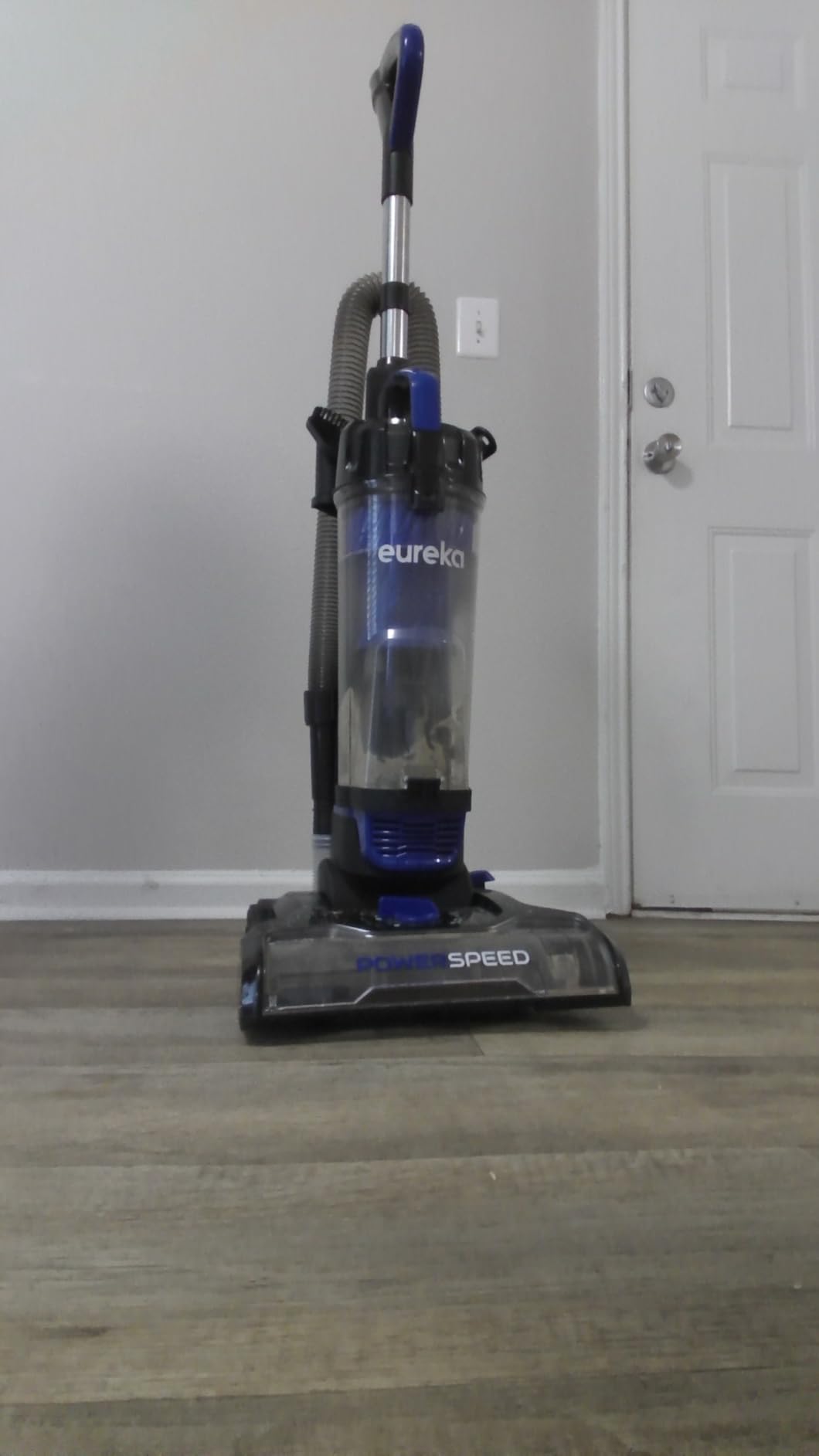 Eureka Lightweight Powerful Upright Vacuum Cleaner for Carpet and Hard Floor, PowerSpeed, New Model, Blue, black/New Model customer photo 2