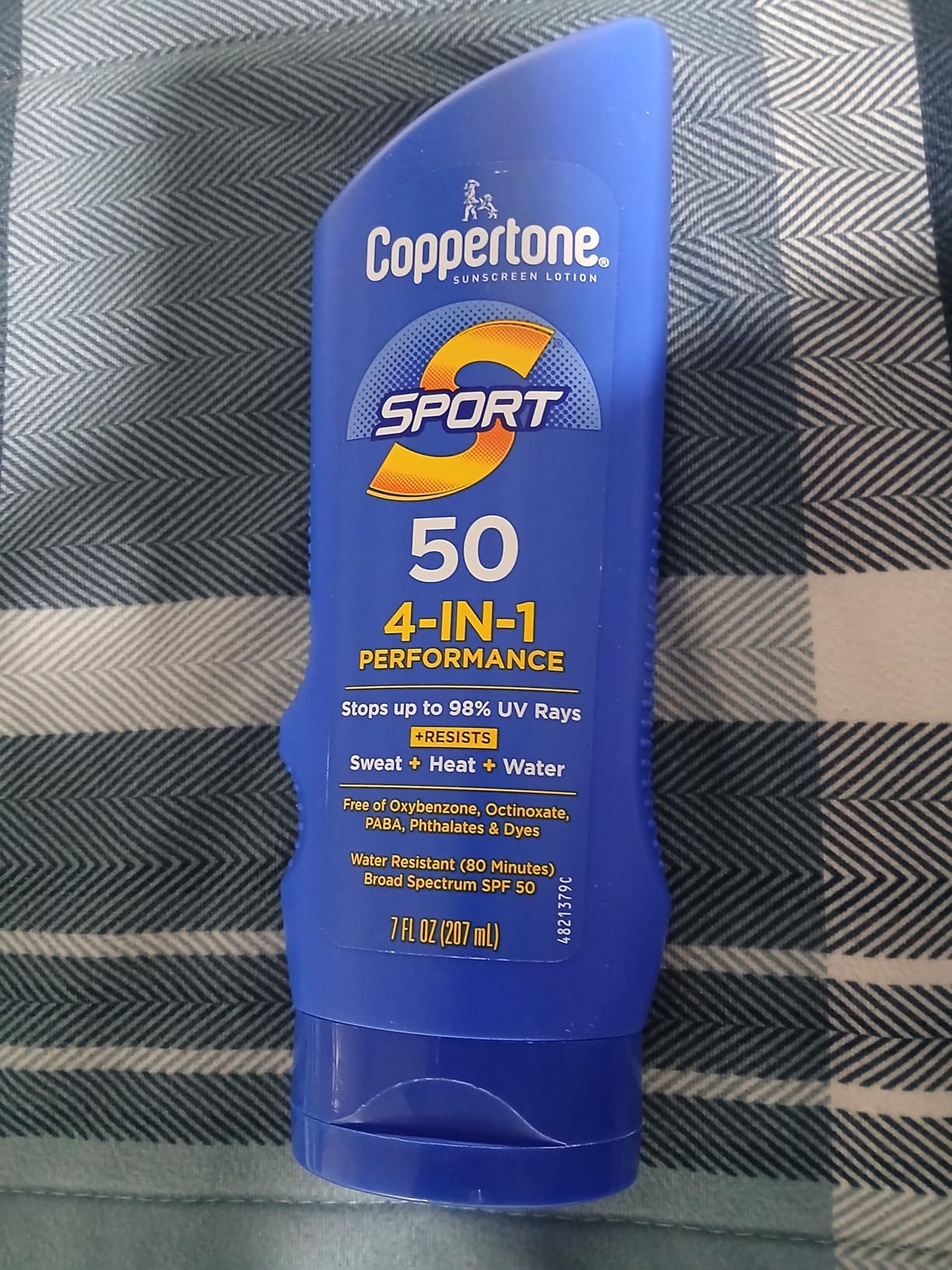 Coppertone Sport Mineral Sunscreen Lotion SPF 50, Water Resistant Sunscreen with Zinc Oxide, 5 Fl Oz Bottle customer photo 1