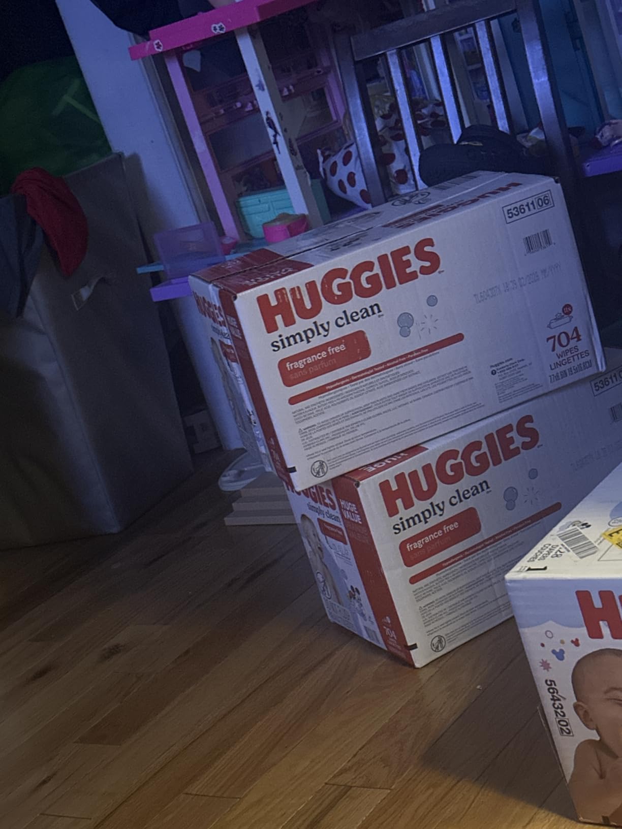 Huggies Simply Clean Unscented Baby Diaper Wipes, 11 Flip-Top Packs (704 Wipes Total), Packaging May Vary customer photo 2