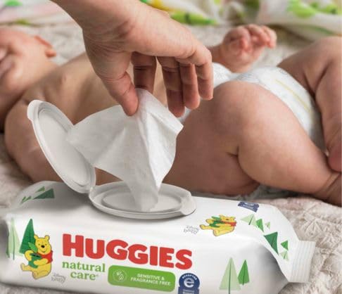 Huggies Natural Care Sensitive Baby Wipes, Unscented, Hypoallergenic, 6 Flip-Top Packs (288 Wipes Total) customer photo 2
