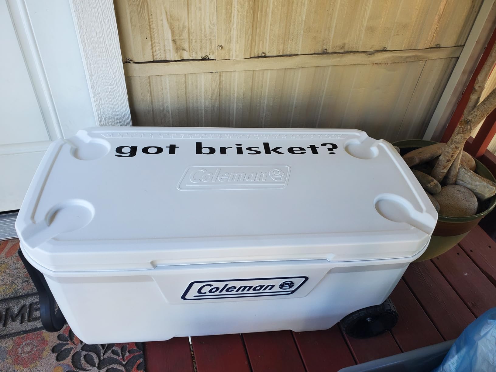 Coleman Marine Cooler with Fully Insulated UV Guard Lid & Body, Keeps Ice for 3+ Days, Great for Boating & Fishing, Wheeled Options customer photo 1