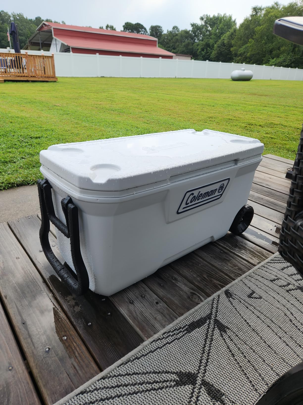 Coleman Marine Cooler with Fully Insulated UV Guard Lid & Body, Keeps Ice for 3+ Days, Great for Boating & Fishing, Wheeled Options customer photo 2