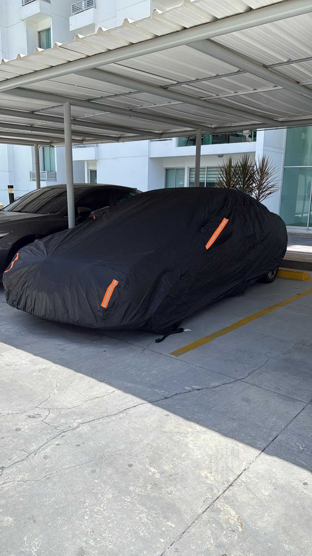 NEVERLAND Sedan Car Cover Waterproof Heavy Duty All Weather Protection Snow Anti-UV Windproof Outdoor Full Car Cover customer photo 1