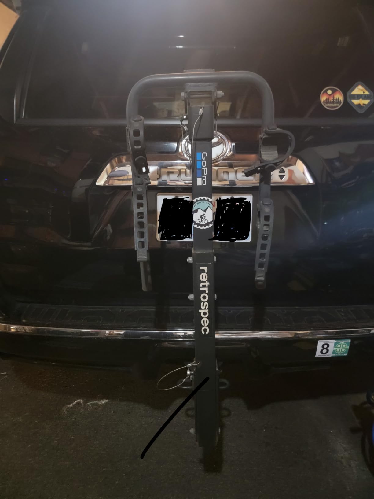 Retrospec Lenox 2-5 Bike Rack Hitch for Car, Truck, SUV - 2in Hitch Mount with Foldable Steel Frame, Anti-Rattle Adapter & Tie Down Straps customer photo 2