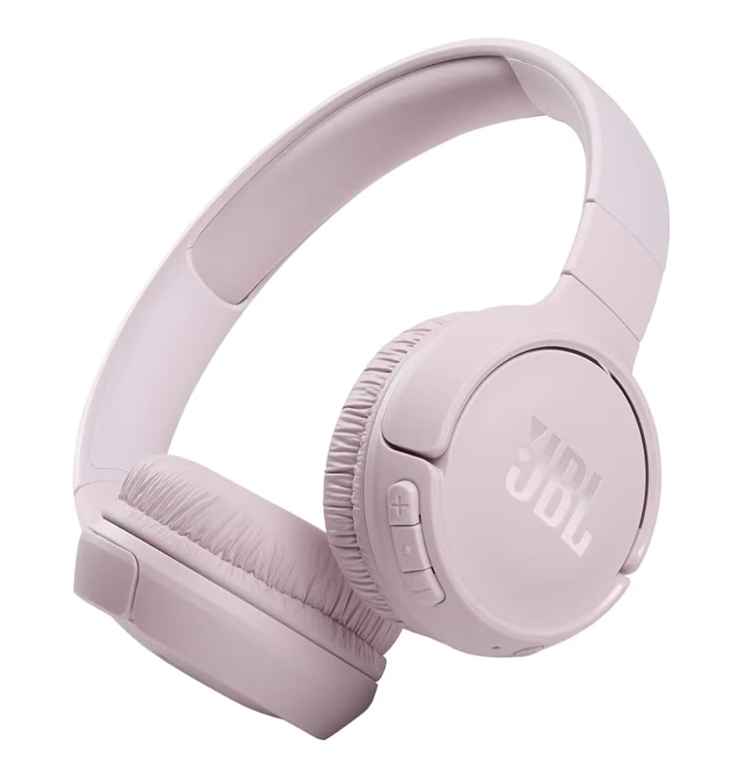 JBL Tune 510BT - Bluetooth headphones with up to 40 hours battery, microphone for call, foldable and comfortable, Android and iOs compatible (Rose) customer photo 2