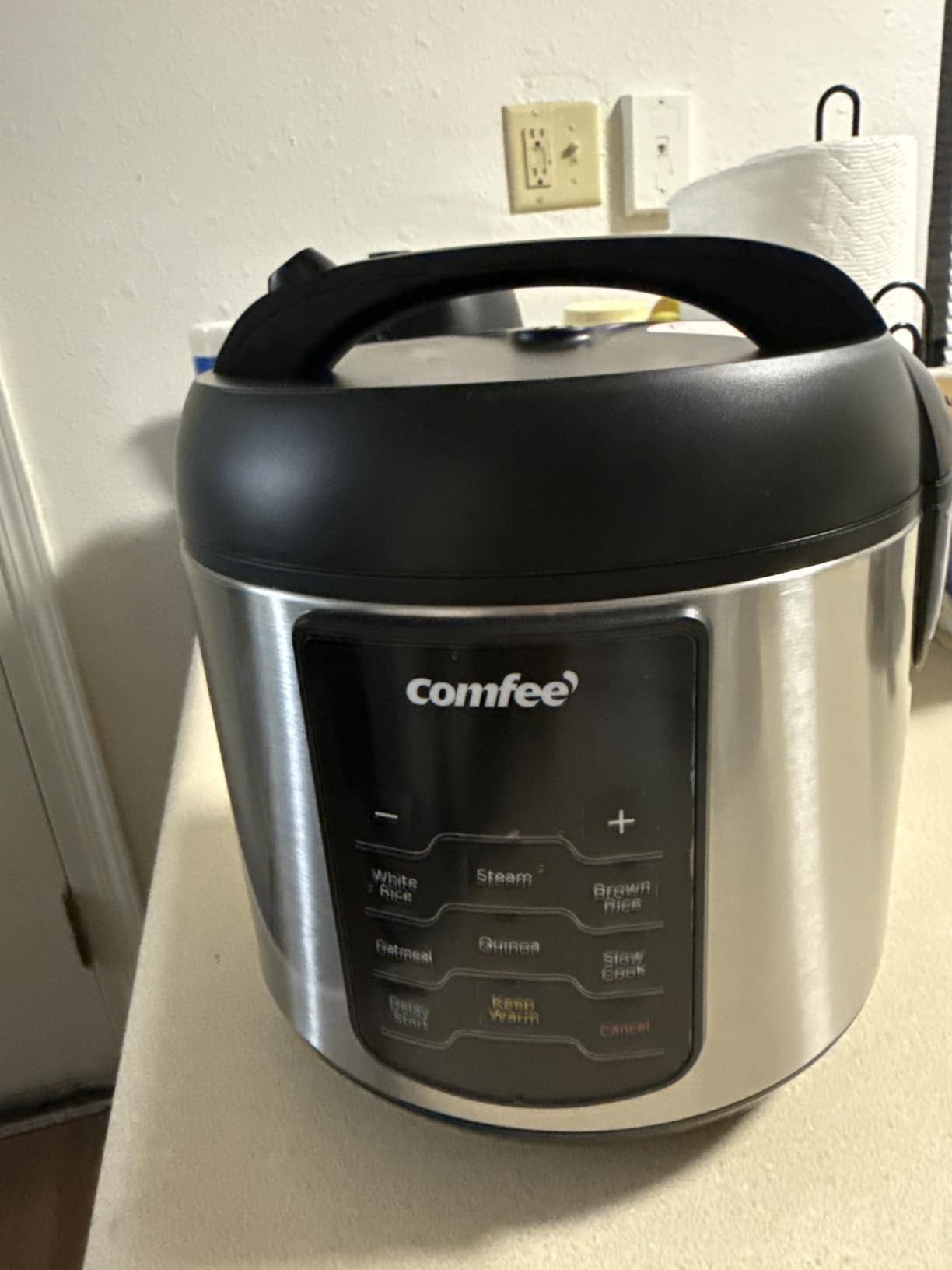 COMFEE' Rice Cooker Upgraded, 6-in-1 Stainless Steel Multi Cooker, Slow Cooker, Steamer, Saute, and Warmer, 2 QT, 8 Cups Cooked (4 Cups Uncooked), Brown Rice, Quinoa and Oatmeal, 6 One-Touch Programs customer photo 1