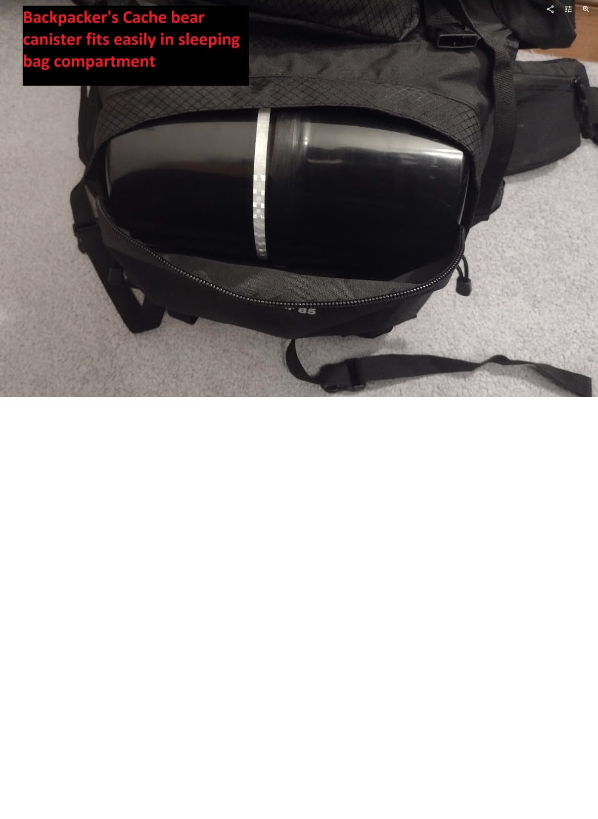 Teton 65L Explorer Internal Frame Backpack for Hiking, Camping, Backpacking, Rain Cover Included customer photo 1