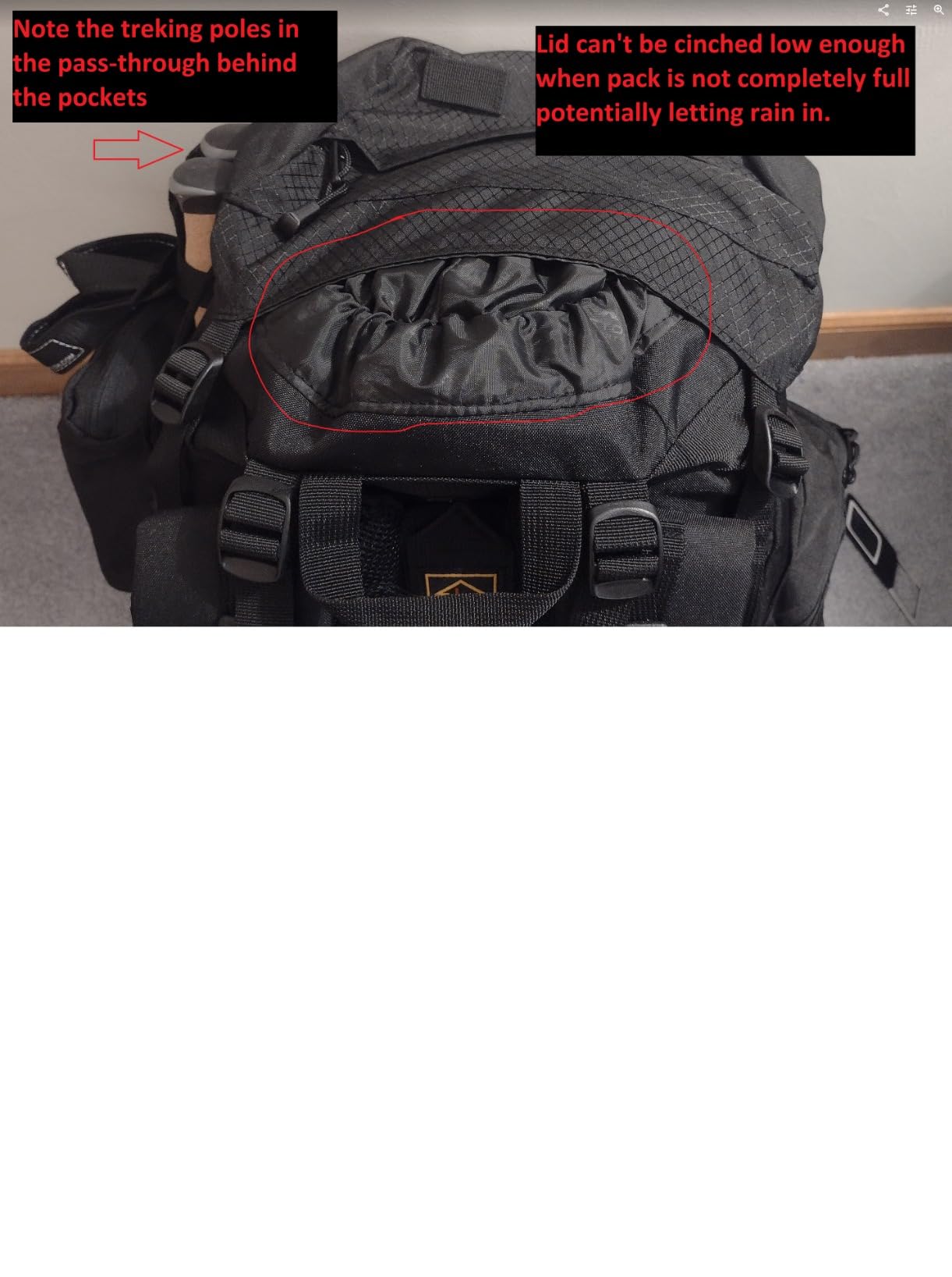 Teton 65L Explorer Internal Frame Backpack for Hiking, Camping, Backpacking, Rain Cover Included customer photo 2