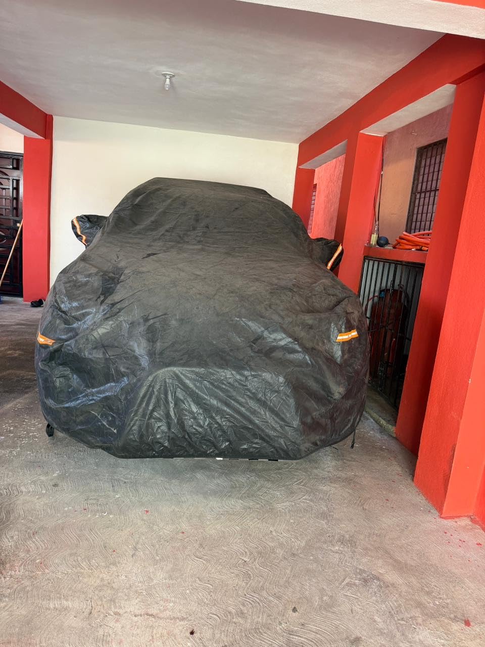 Kayme 7 Layers Car Cover Custom Fit for Toyota Camry Sedan/Solara Waterproof All Weather Outdoor Full Cover Rain Sun UV Protection with Zipper Cotton/Black customer photo 1