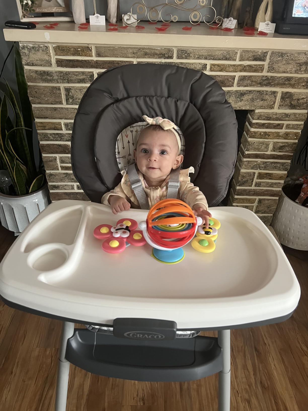 Infantino Grow-with-Me 4-in-1 Convertible High Chair, Fox-Theme, Space-Saving Design, Booster and Toddler Chair for Infants & Toddlers 3M-36M customer photo 1