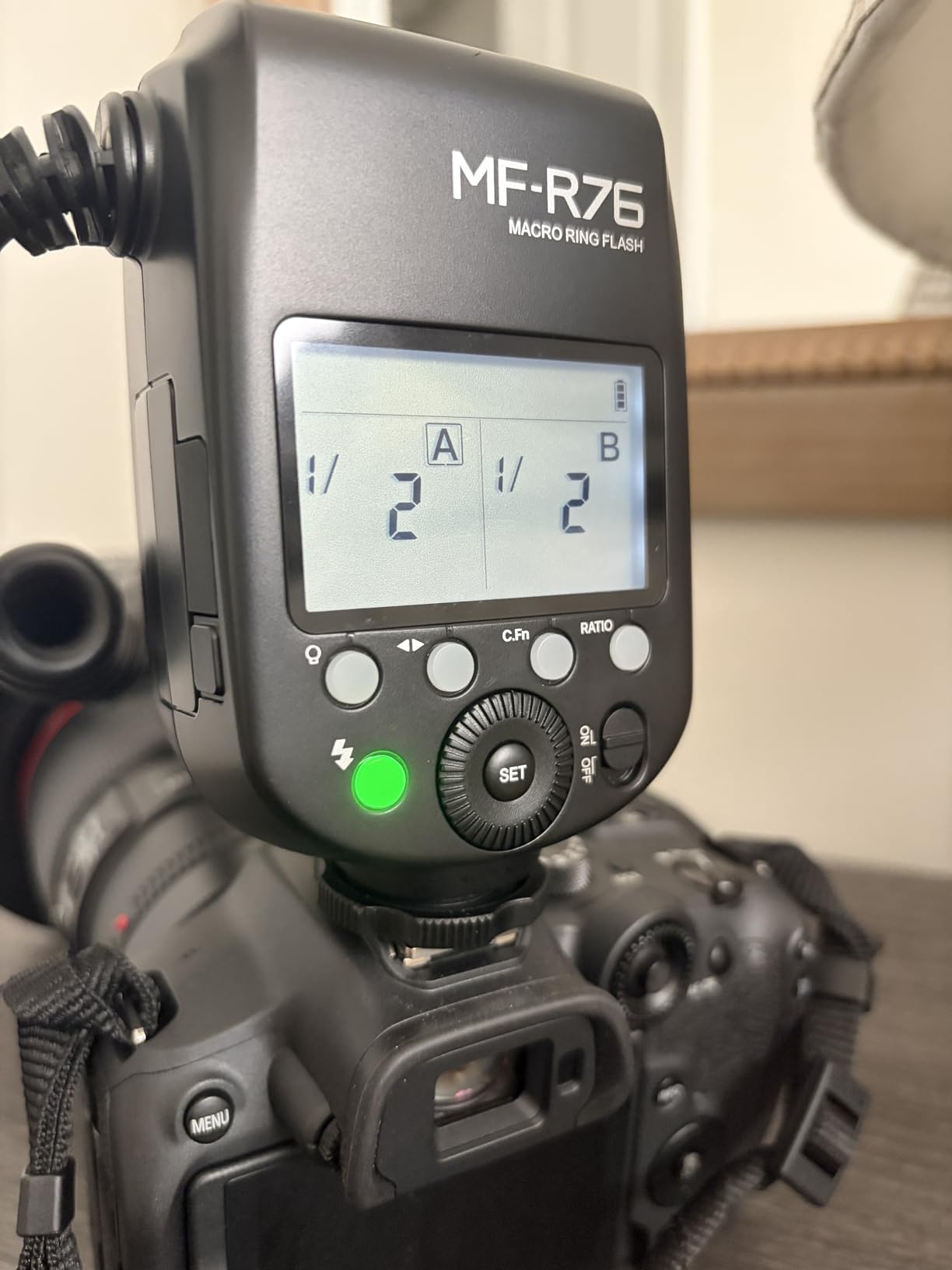 Godox MF-R76 Macro Ring Flash for Sony, Canon, Nikon, Fuji Camera customer photo 2